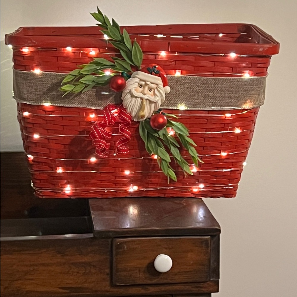 Santa Christmas Basket